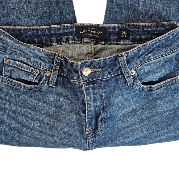 Lucky Brand Lolita Skinny Jeans Womens 8/29 Ankle Cheville Mid Rise Stretch Blue - Picture 11 of 13